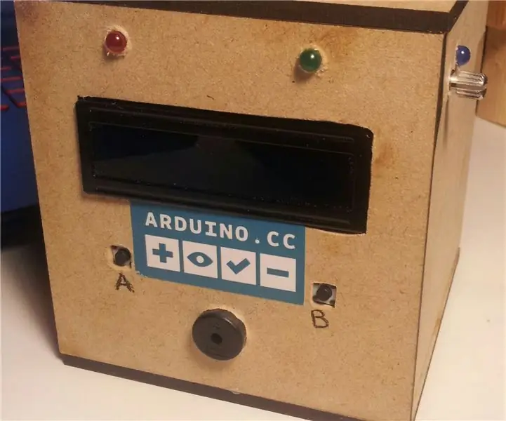 Arduino: (sinir bozucu) mini oyunlar dəsti: 4 addım