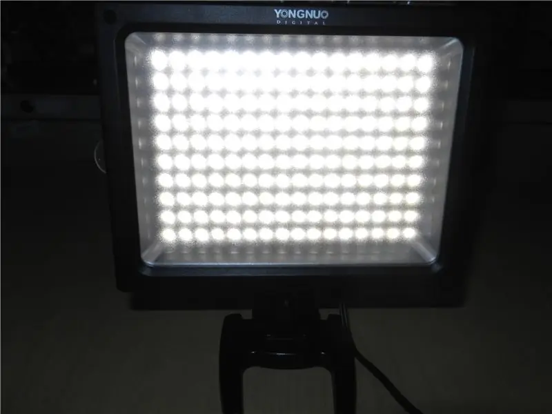 YN160 Pro LED yoritgichli yorug'lik chiroqlari (AC)