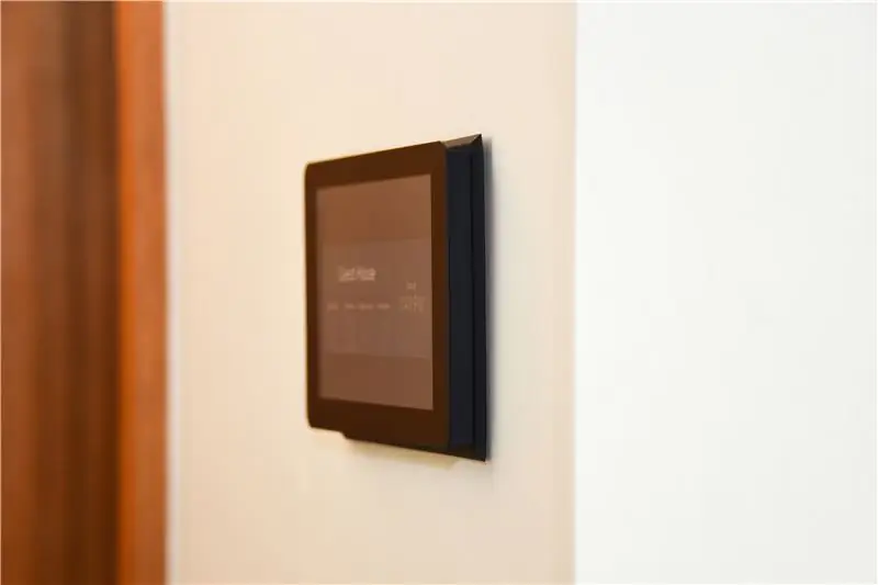 Flush Wall-Mounted Raspberry Pi Touchscreen