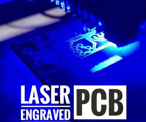 Hvordan lage en tilpasset PCB ved hjelp av en lasergraverer med lav effekt: 8 trinn (med bilder)