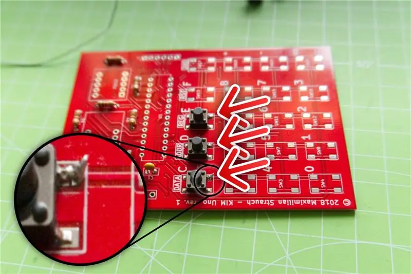 Solda # 2: Montando o teclado