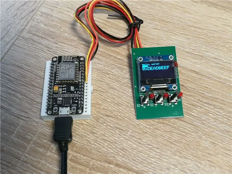 So verbinden Sie NodeMCU / ESP8266 und OLED Shield