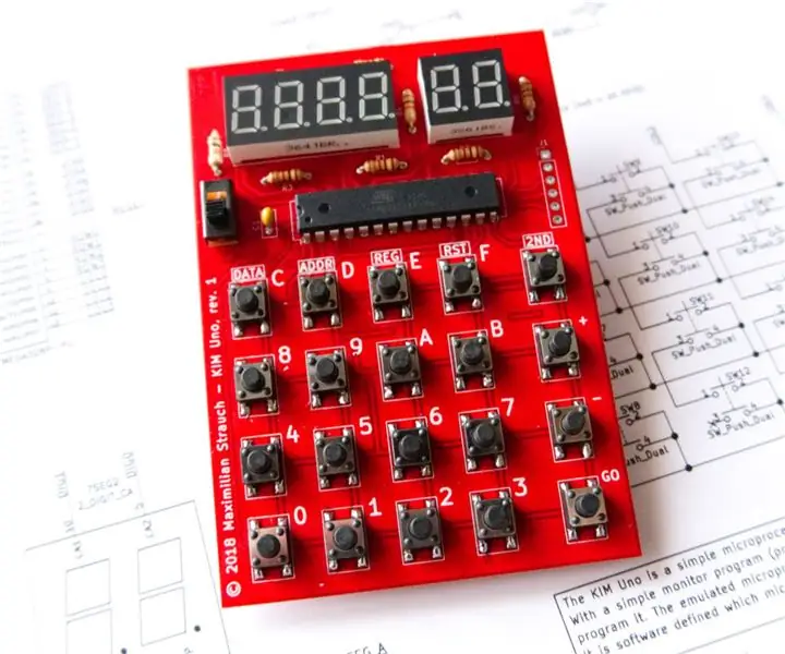 KIM Uno - 5 Avroluq Mikroprosessor Dev Kit Emulatoru: 13 Addım (Şəkillərlə birlikdə)