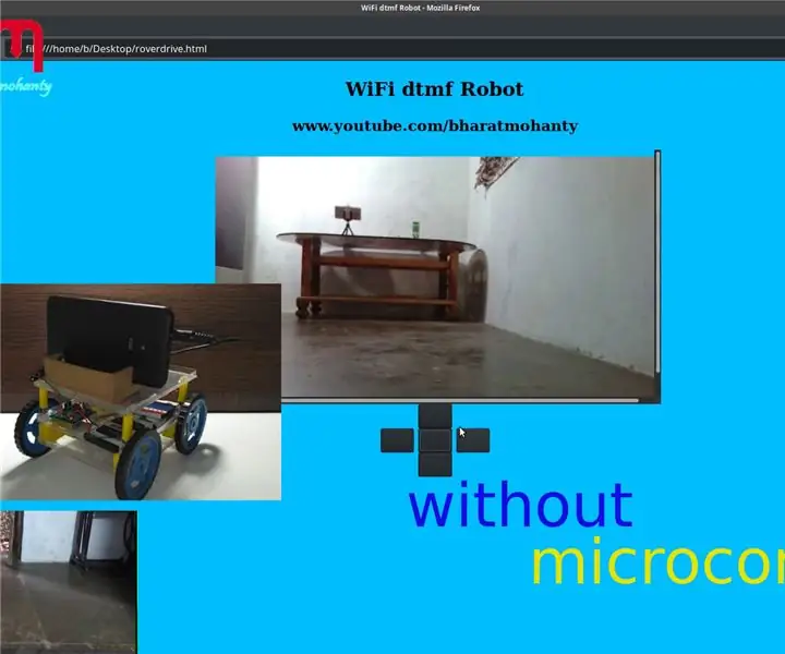 WIFI DTMF ROBOT: 5 trin