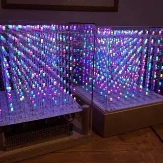 Arduino Mega 8x8x8 RGB LED Küp