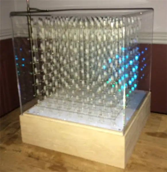 Cubo LED RGB Mega 8x8x8 Arduino