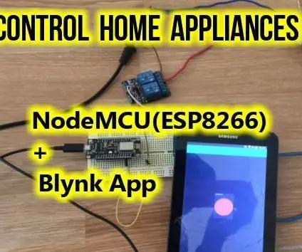 NodeMCU (ESP8266) va Blynk ilovasi yordamida uy jihozlarini boshqarish: 8 qadam (rasmlar bilan)