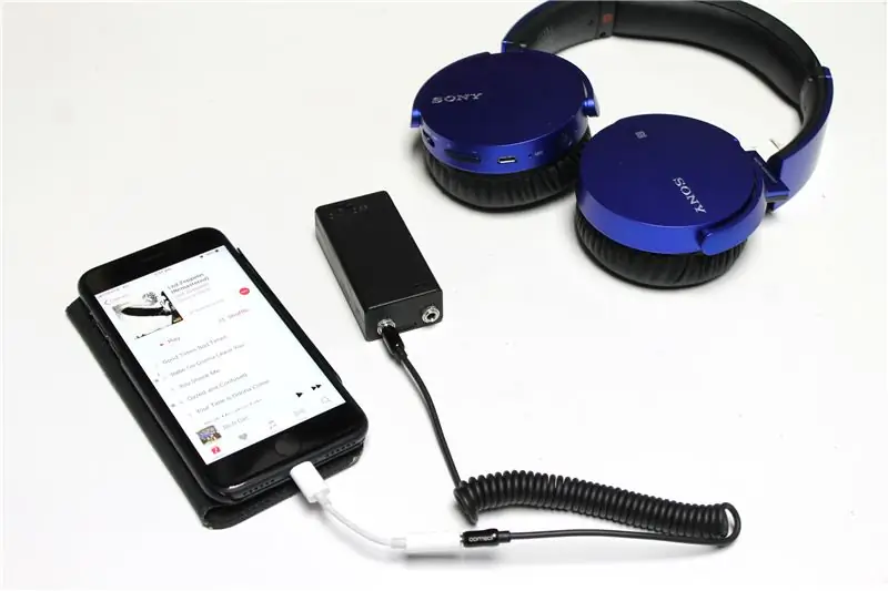 Mini amplificador de auriculares