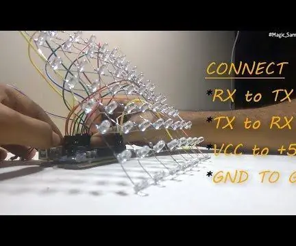 8x8 LED MATRIX DISPLAY - ARDUINO - การควบคุม BLUETOOTH: 7 ขั้นตอน (พร้อมรูปภาพ)