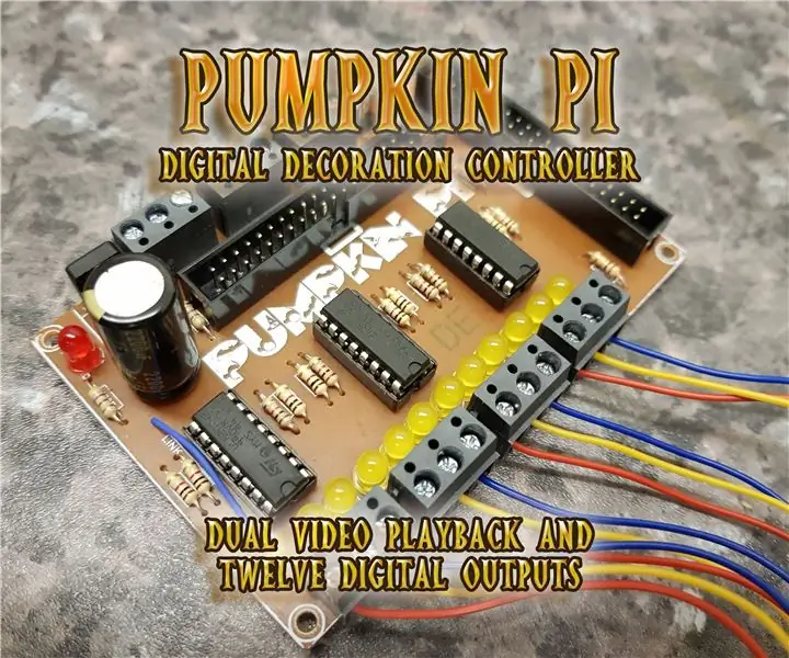 Pengawal Hiasan Digital Pumpkin Pi: 5 Langkah (dengan Gambar)