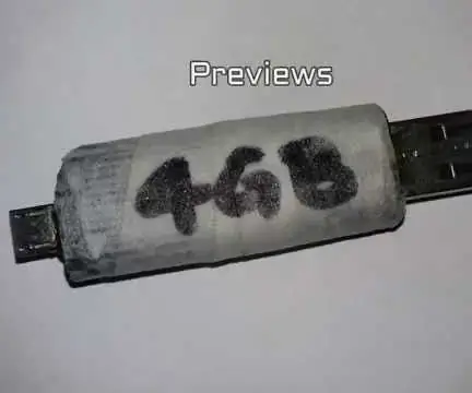 Gehackte Pendrive: 8 stappen