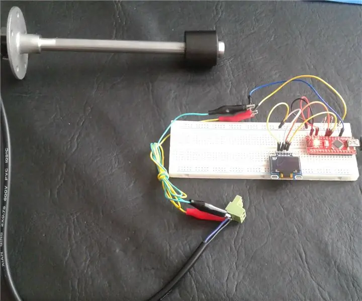 Mesureu el nivell de combustible amb Arduino: 4 passos (amb imatges)