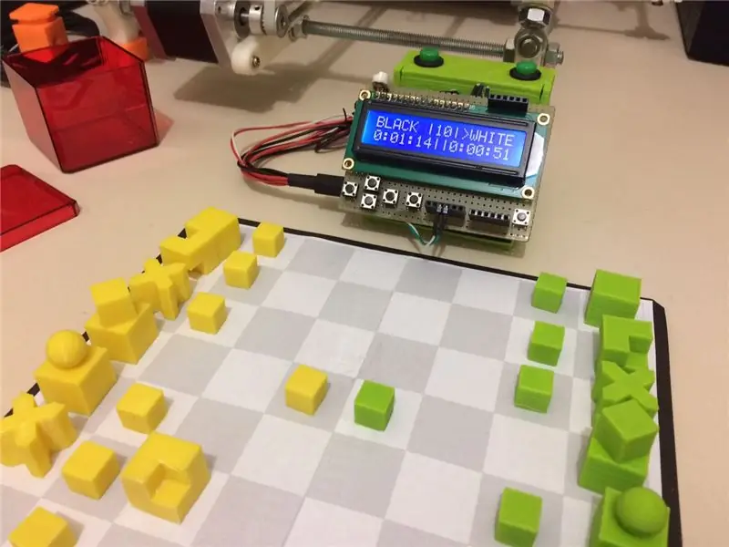 Прост шахматен часовник Arduino