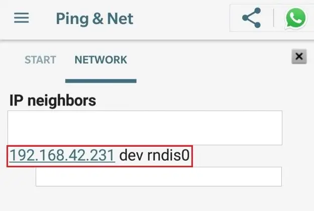 IP-Adresse mit Ping & Net abrufen