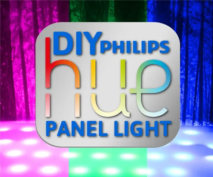 DIY Philips Hue Panel Light: 4 trin (med billeder)