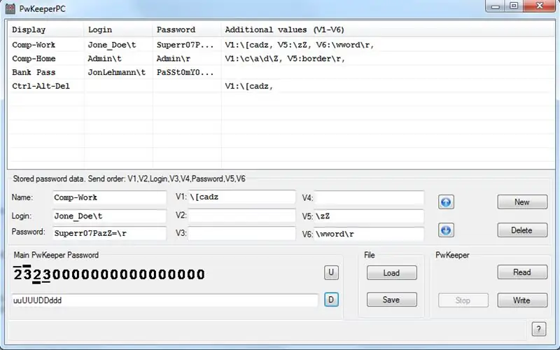 PwKeeperPc - Token -da ma'lumotlarni oson tahrirlash