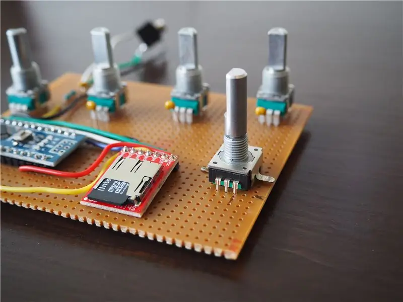 เชื่อมต่อและประสาน Rotary Encoder กับ Stripboard