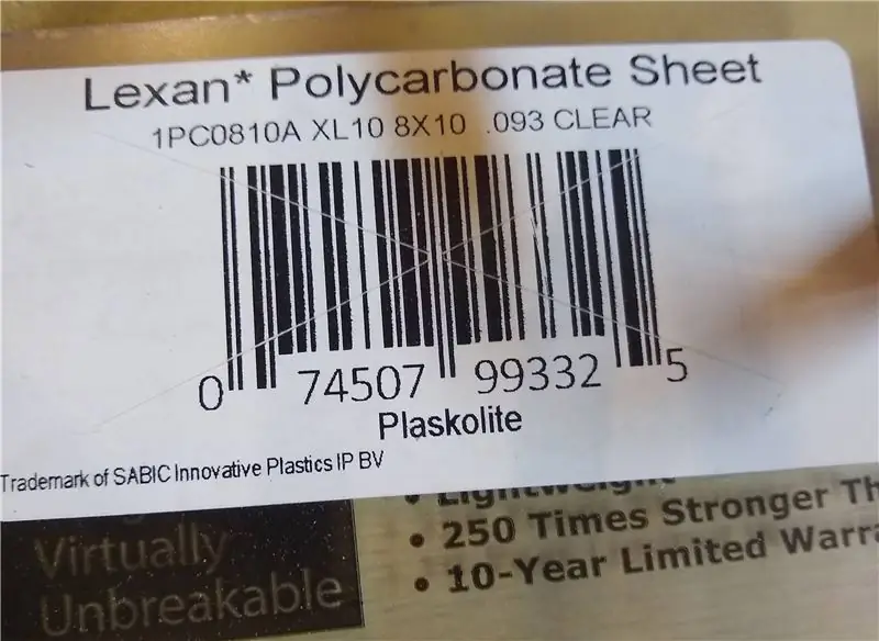 Polykarbonaatin leikkaaminen