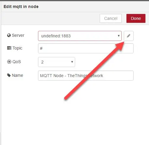 Configurați nodul MQTT