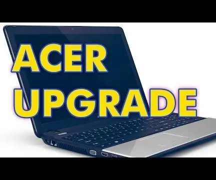 Kako nadograditi RAM i SSD na prijenosnom računaru Acer Aspire E1-571G: 4 koraka