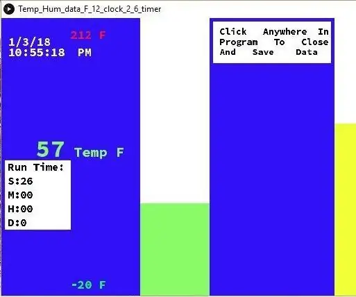 Arduino এবং প্রক্রিয়াকরণের সাথে তাপমাত্রা এবং আর্দ্রতা প্রদর্শন এবং ডেটা সংগ্রহ: 13 টি ধাপ (ছবি সহ)