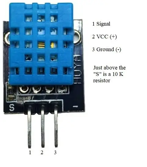 Sambungkan Arduino ke DHT11