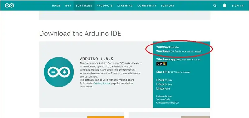 Descărcați Arduino IDE