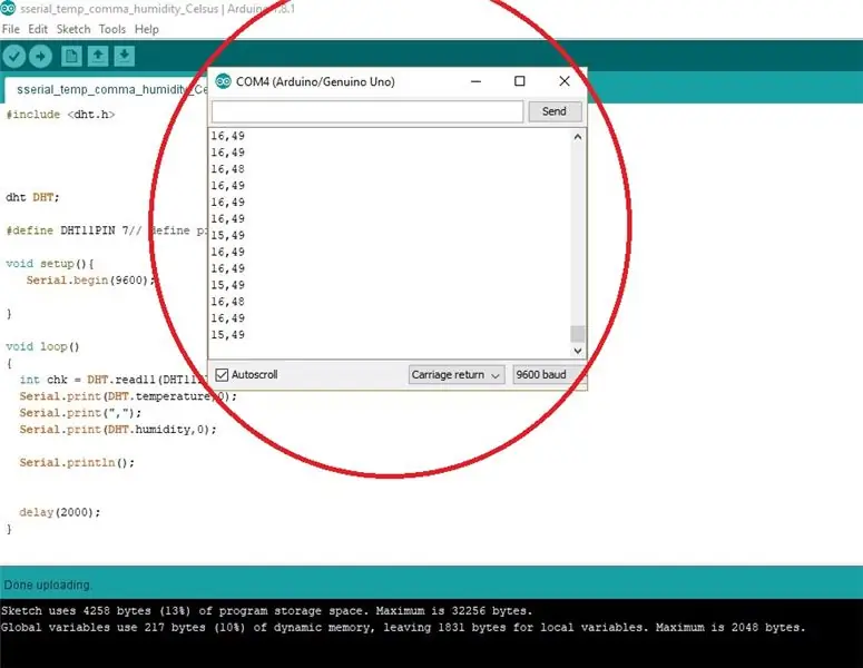 Carica il codice su Arduino