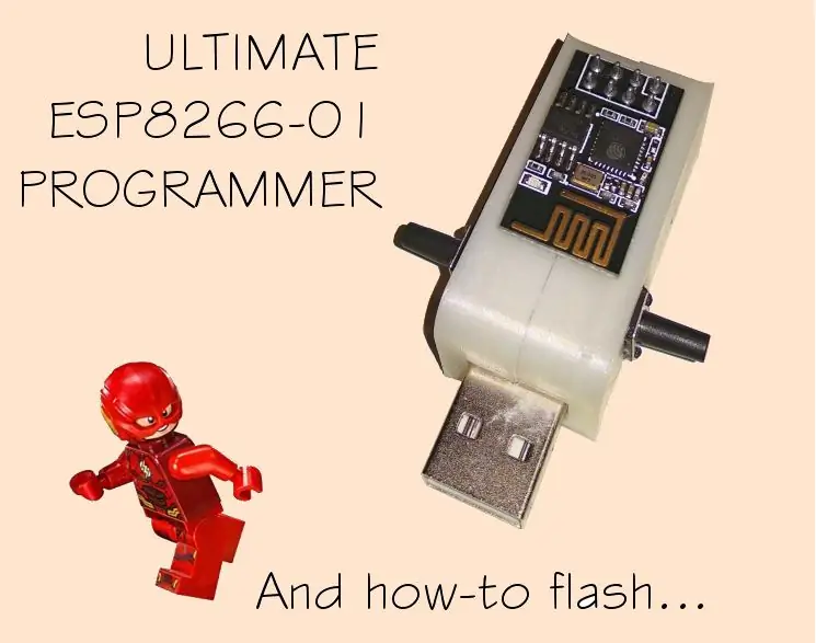 Ultimate ESP8266-01 programátor a USB adaptér