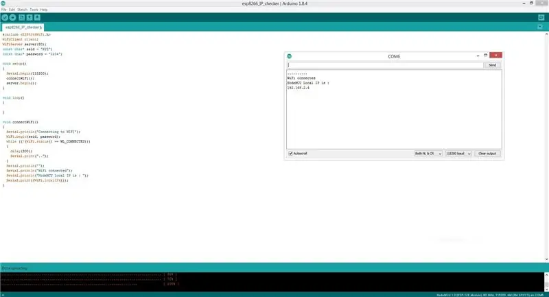 ESP8266 IP adreses atrašana