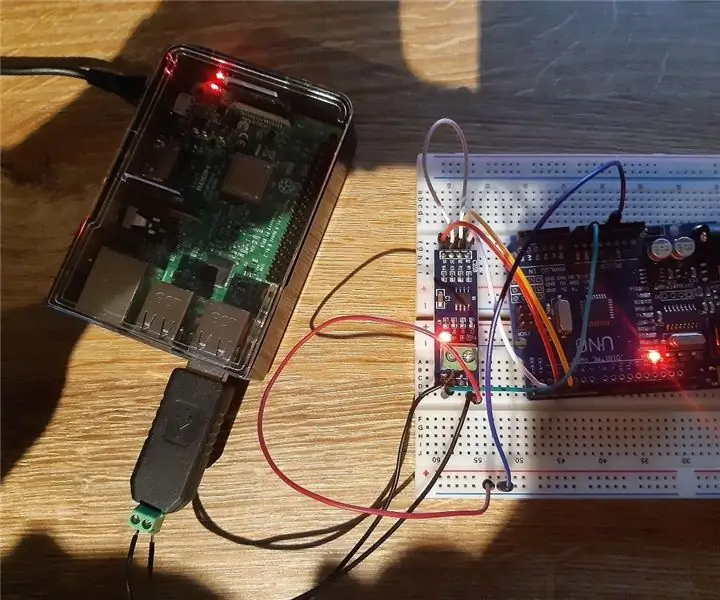 RS485 Sa pagitan ng Arduino at Raspberry Pi: 7 Mga Hakbang