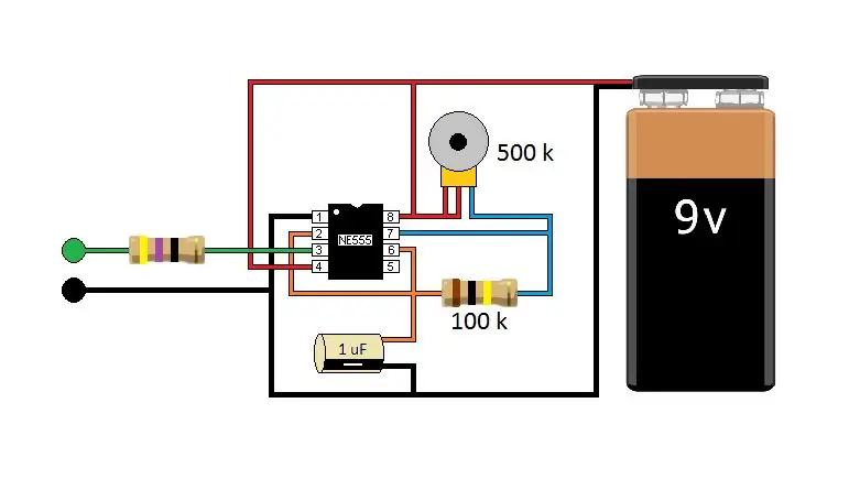 Bitmap de circuit asamblat color