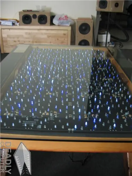 Interaktiewe LED tafel