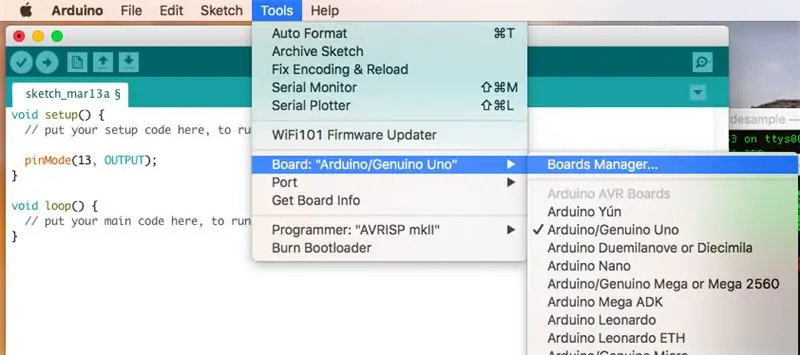 Richten Sie Ihren Arduino IDE Board Manager ein