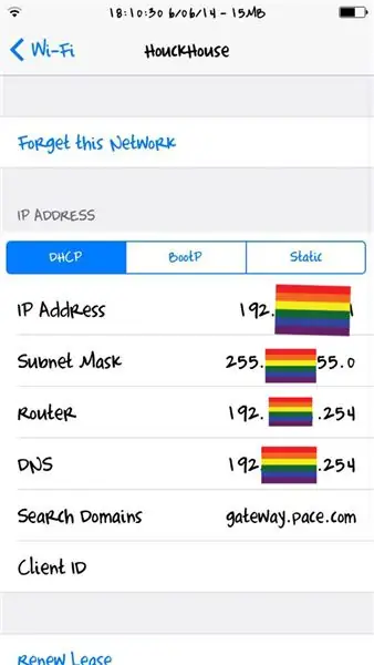 იპოვეთ თქვენი IPhone IP