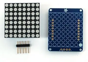 Xüsusi Xarakter Yaradan (Adafruit HT16k33 Matrix)