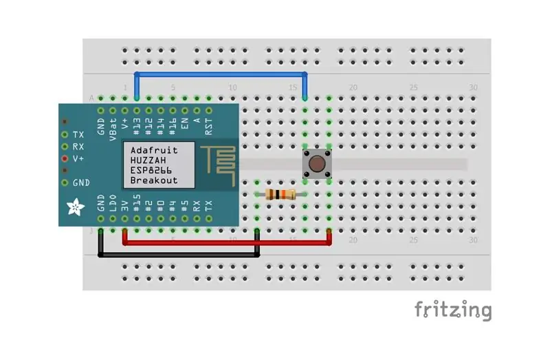 Configurazione dell'ESP8266 (Adafruit HUZZAH)