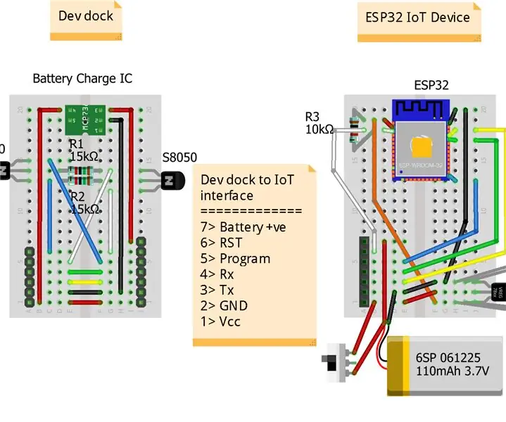 Conception ESP alimentée par batterie : 3 étapes (avec photos)