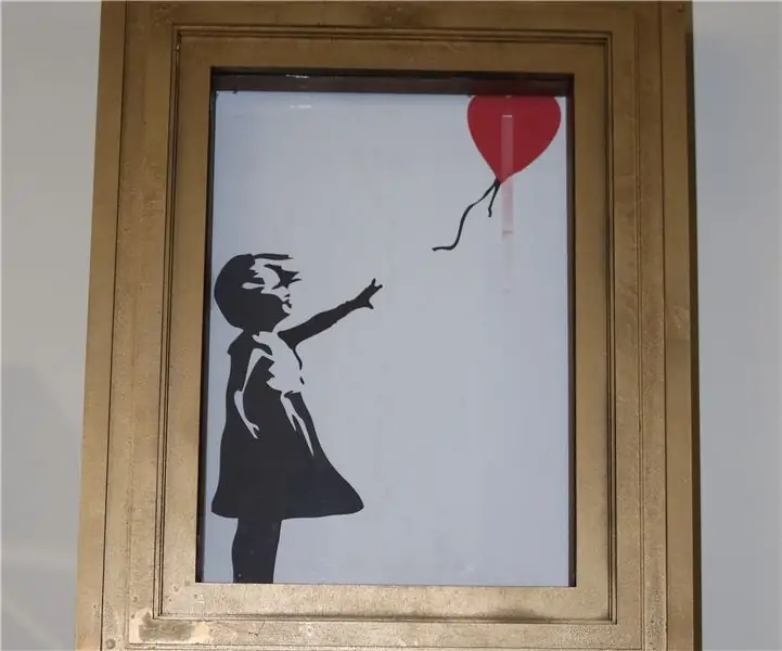 Kendi ""Banksy'nin Kendi Kendini Yok Eden Sanat Eseri Çerçevesini" Oluşturun: 4 Adım