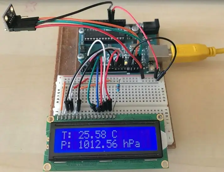 Arduino, BME280 ve Son 1-2 Gün İçindeki Trendi Görmek İçin Ekranlı Hava İstasyonu