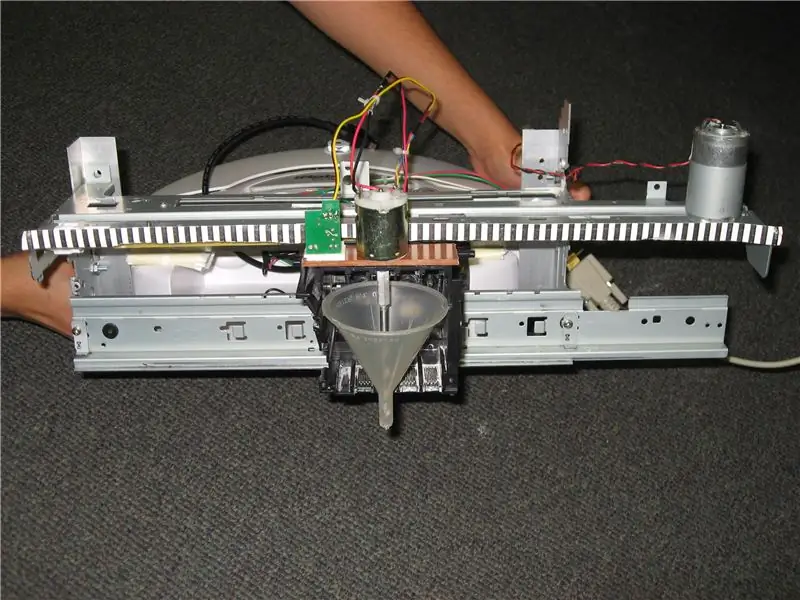 Pembongkaran Printer dan Kontrol Motor