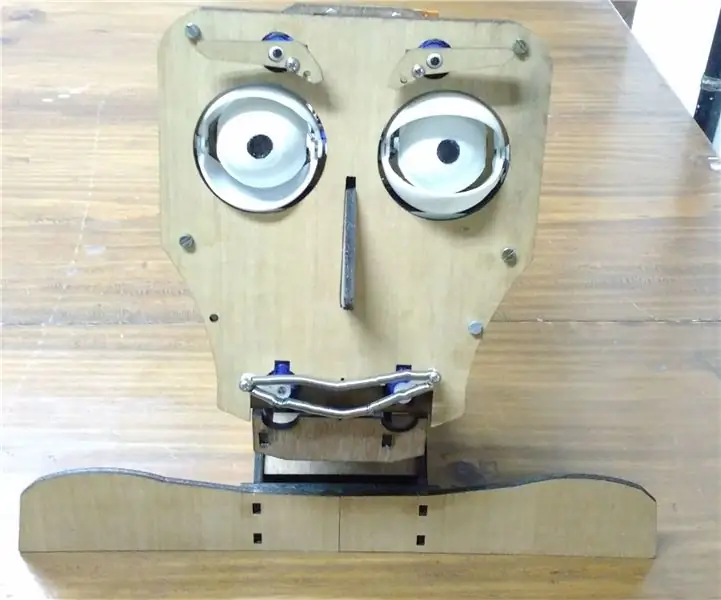 FRITZ - ANIMATRONIC ROBOTIC HEAD: 39 addım (şəkillərlə)