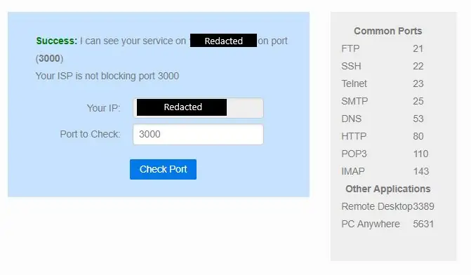 Port Forwarding