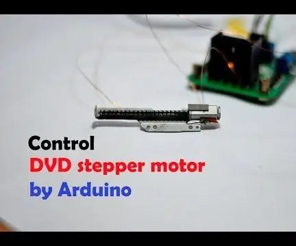 Dvd Stepper Motor Arduino: 4 ขั้นตอน