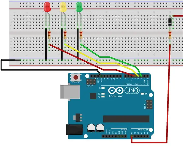 Arduino monitor punjenja baterije: 4 koraka