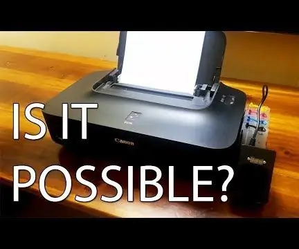 Avtomobilinizdə bir printer işləyin: 7 addım