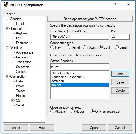 שלב 4: חיבור Raspberry Pi