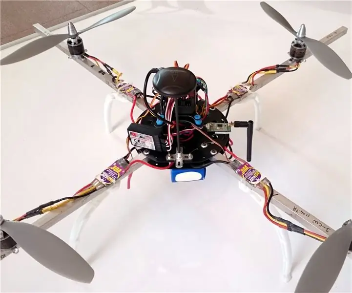 Hur man bygger en Quadcoptor. (NTM 28-30S 800kV 300W och Arducopter APM 2.6 & 6H GPS 3DR Radio och FlySky TH9X): 25 steg (med bilder)