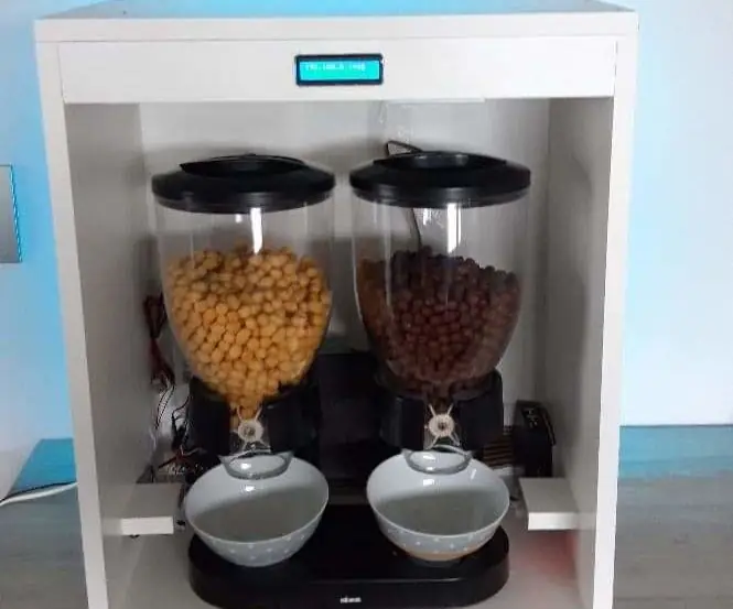 Dispenser automatico di corn flakes (Cerematic): 14 passaggi