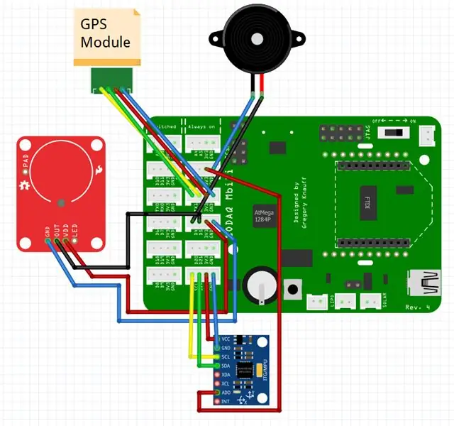 Esquema de Fritzing